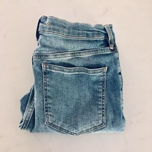 Free People semi high waisted skinny jeans